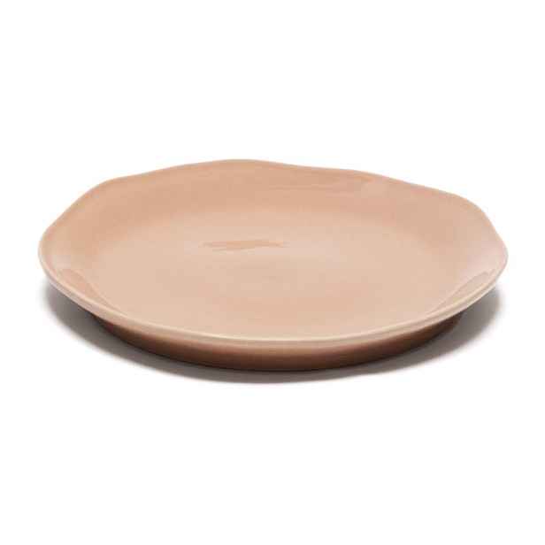 Světle růžový keramický talíř ø 27 cm Tiraya – Kave Home