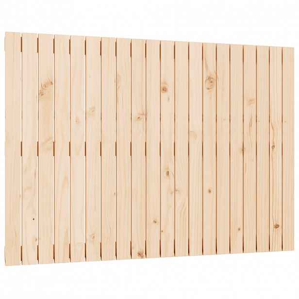 vidaXL Nástěnné čelo postele 127,5 x 3 x 90 cm masivní borové dřevo