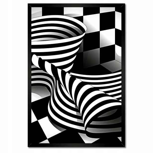 Plakáty v rámu 40x60 Abstrakce Geometrie