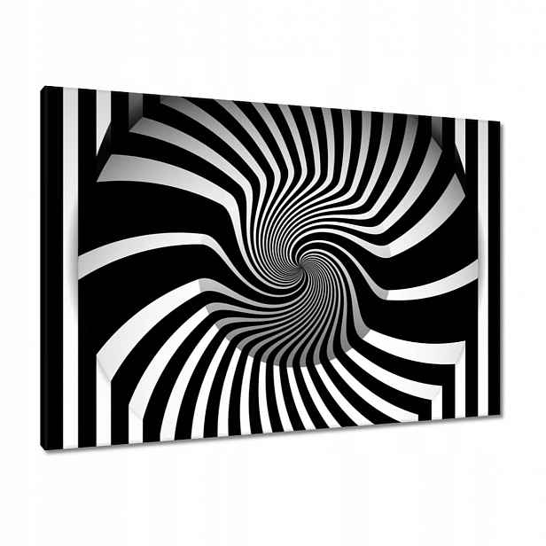 Obrazy 100x70 Abstrackja černobílá