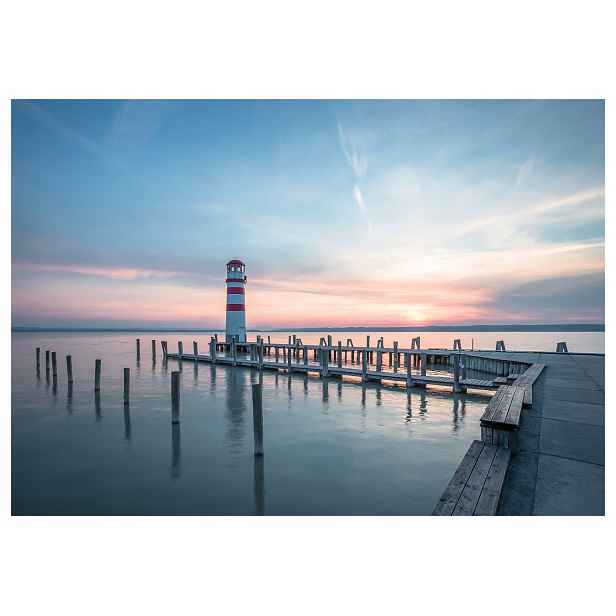 Fototapeta Moře Maják Příroda Pastelové barvy Jezero 416x290 lepidlo