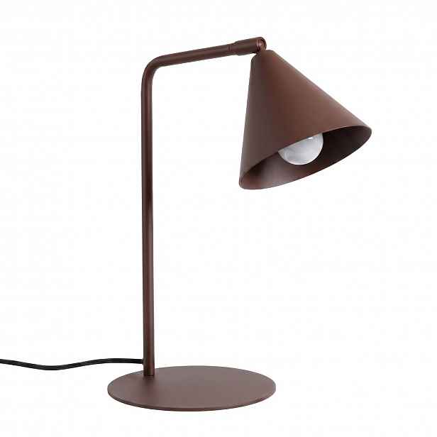Stolní lampa Nox hnědá pro práci i studium Sollux