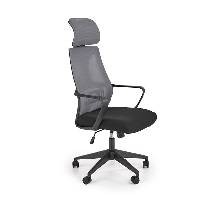 Kancelářská židle VALDEZ, šedá - 64 x 116-122 x 60 cm