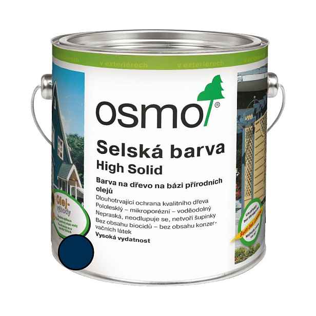 Nátěr venkovní Osmo 2506 Selská barva královská modř 2,5 l