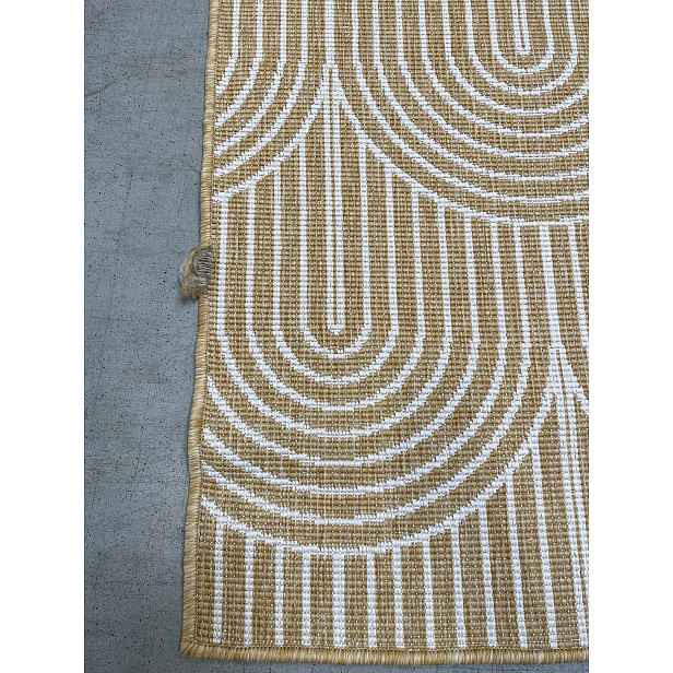 POŠKOZENÝ - Kusový koberec Pangli 105849 Ochre – na ven i na doma, 240x330, žlutá, chodba / předsíň, Hanse Home