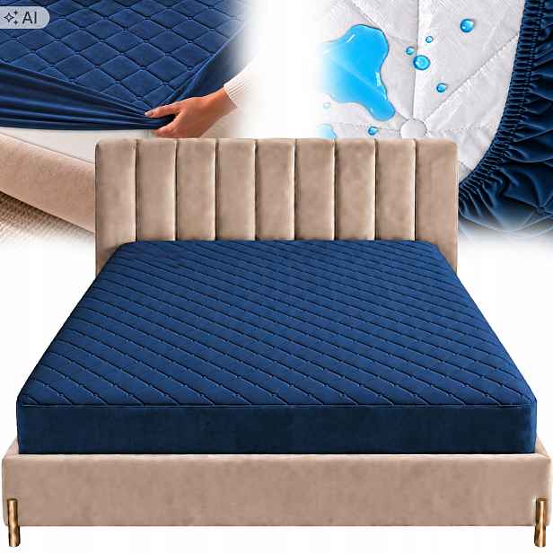 Chránič Na Matrace Prošívaný Potah Velur Voděodolný 220x200 Oeko Tex