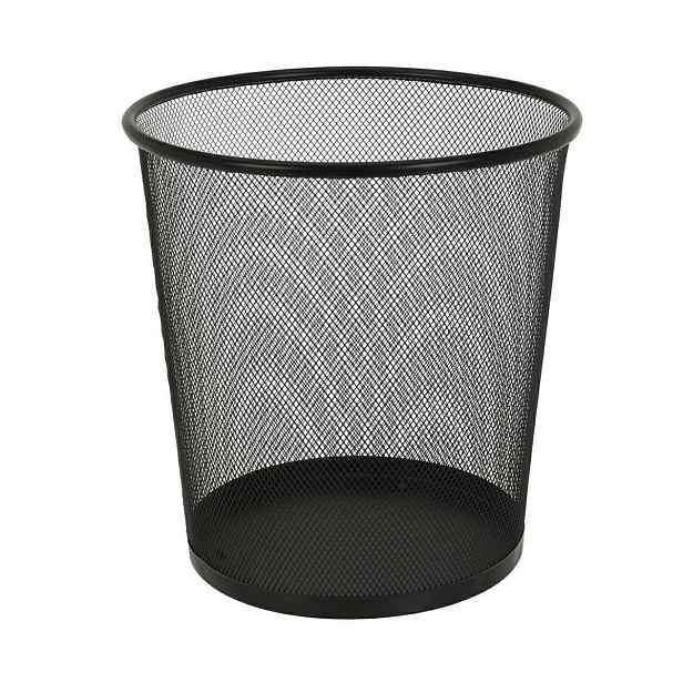 H&S Decoration Kovový odpadkový koš Marvin 28 cm černý