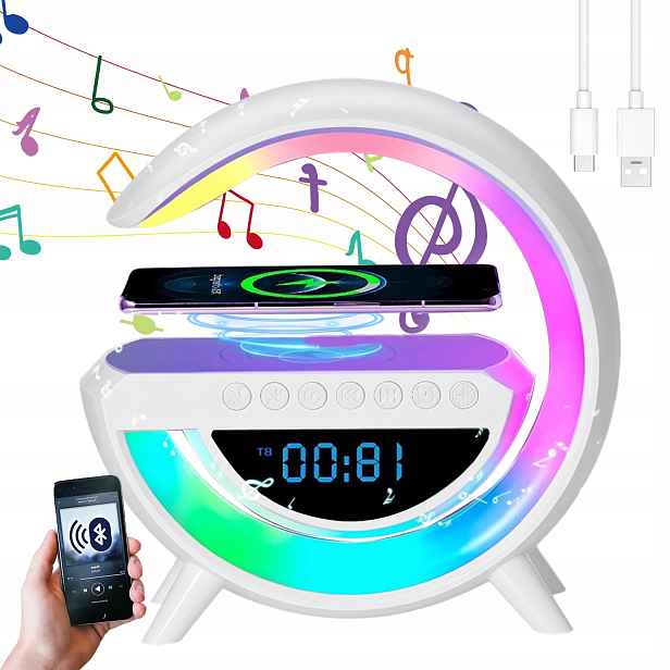 Led Herní Lampa Rgb Reproduktor Vysoká Kvalita