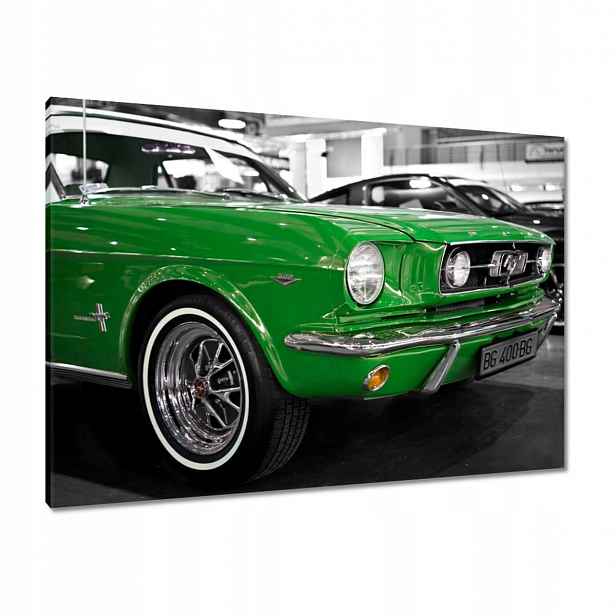 Obrazy 100x70 Zelený Ford Mustang