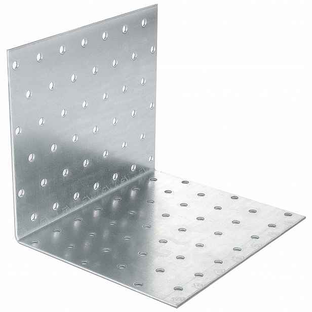 Tesařský spojovací montážní úhelník 120x120x140 x 2 mm KM28 25 Ks