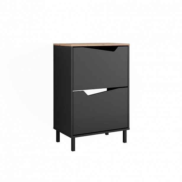 Vicco BOTNÍK NA BOTY Marelle Antracit/Artisan 60 x 91.6 cm se 2 přihrádkami