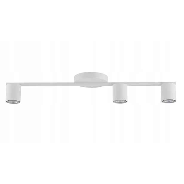 Stropní svítidlo minimalistická bílá 3 spoty do předsíně 70 cm Sigma