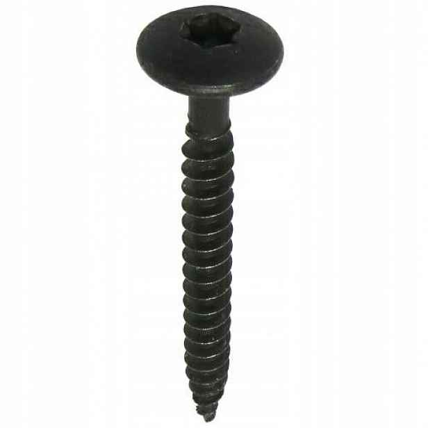 Černé vruty do dřeva 7x60 mm zásuvka Tx 100kusů Mustad Itálie