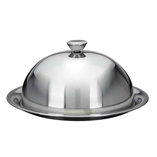 Excellent Houseware Kovový podnos s víkem 24 cm