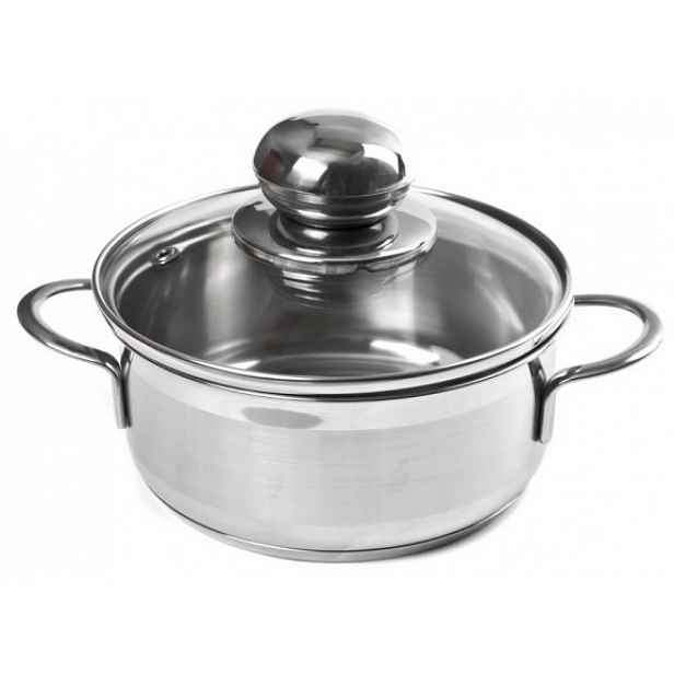 Indukční nerezový rendlík s poklicí PROhome City 12cm, 0,6l