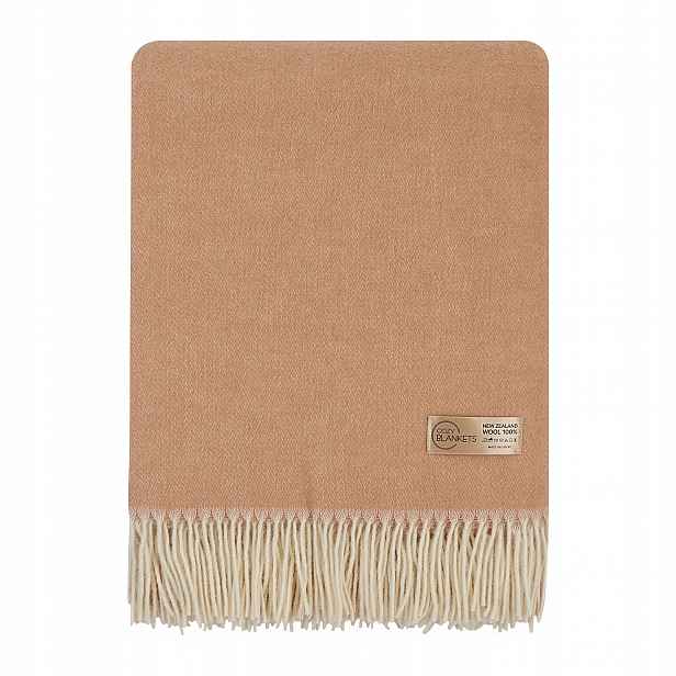 Vlněná Deka teplá měkká 100% novozélandská vlna 140x200 Cozy Blankets
