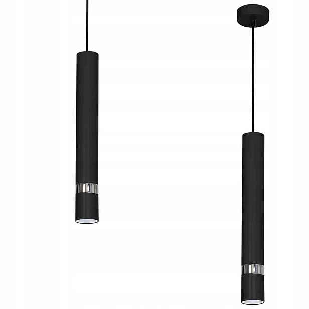 Závěsná lampa Joker Black/chrome 1xGU10