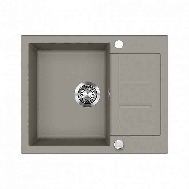 Bergstroem UMYVADLO Rom Beton 62 x 50 cm