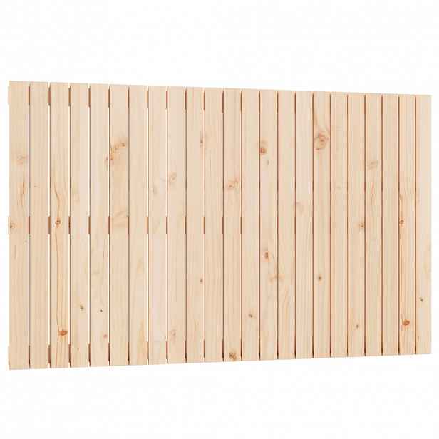 vidaXL Nástěnné čelo postele 147 x 3 x 90 cm masivní borové dřevo