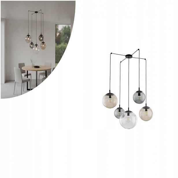 Závěsná vícebarevná lampa Esme s moderním designem nad stůl Tk Lighting