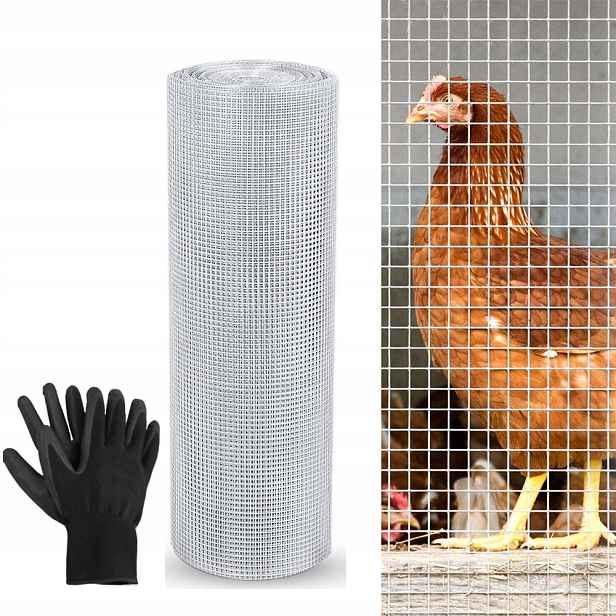 Síť proti hlodavcům 10 m na krtky kuny nornice kovová 6,3x6,3 mm