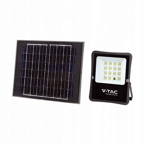 V-tac Solární Led zářič 12W dálkový ovladač auto časovač IP65 VT-55100 4000K