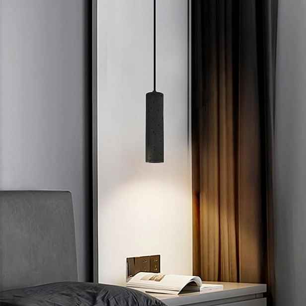 Závěsná lampa Loft, jednoduchá, výškově nastavitelná, černá