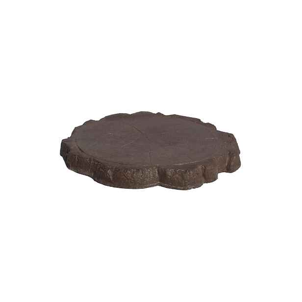 Dlažba betonová Presbeton BARK letokruh 2 reliéfní hnědá 455×470×45 mm