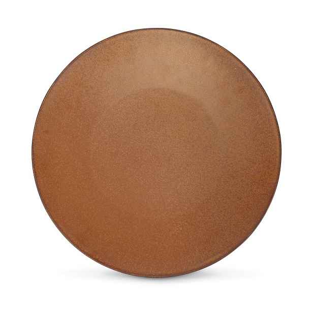 Hnědý porcelánový talíř ø 27 cm Ovio – BonBistro