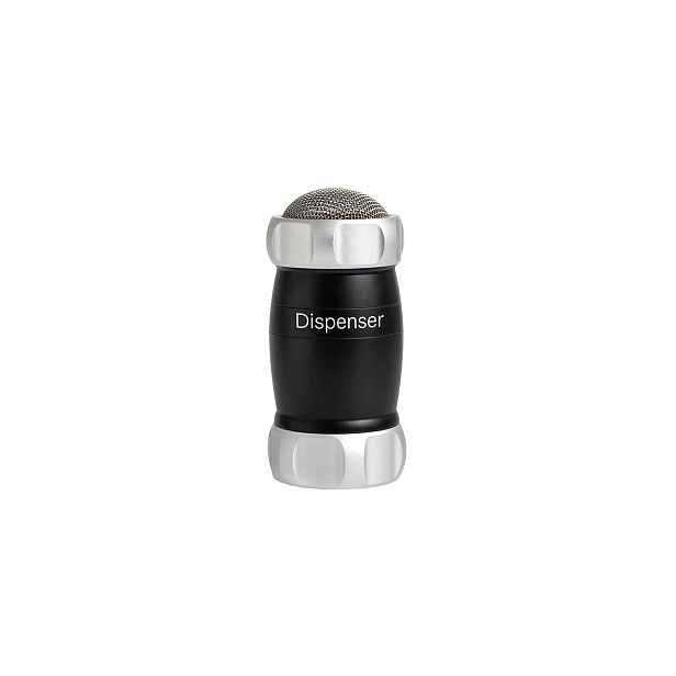 Marcato Moučenka/cukřenka na moučkový cukr Dispenser, 16 cm, černá DI-NER