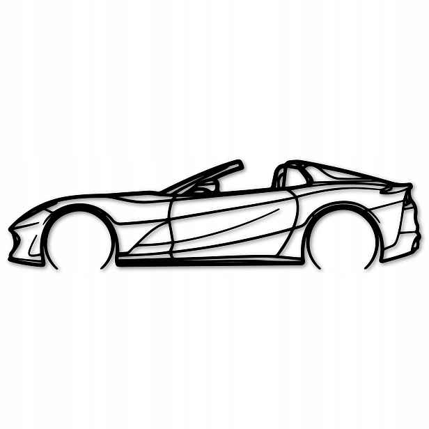 Obraz Ferrari 22 812 Gts Ažurový Obraz Na Zeď Nástěnná Ozdoba Panel 80 cm