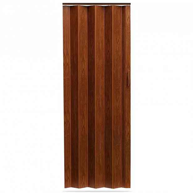 Shrnovací dveře Accordion ořech světlý 820mm