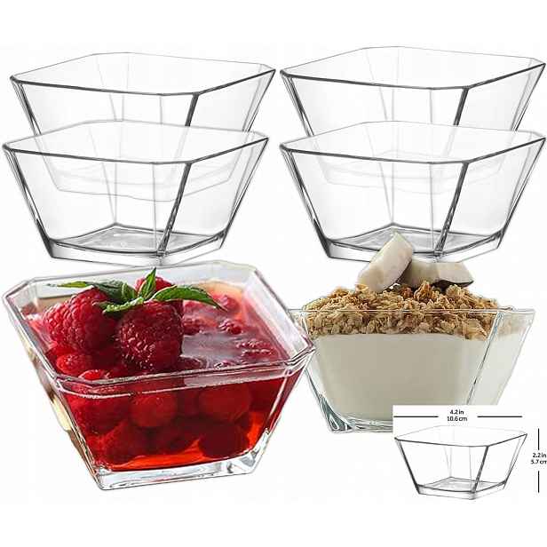 Skleněné Misky Na Dessert 300 ML – 6 Kusů