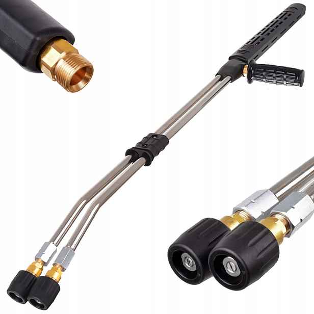 Lanka Dvojitá 1100mm Mytí Splachování 2v1 M22M Kranzle náhrada Karcher