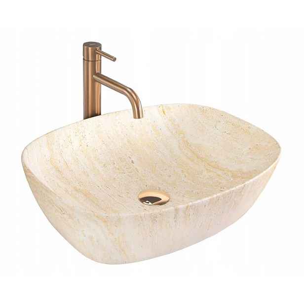 Umyvadlo Freja Travertine Matt – Na Desku