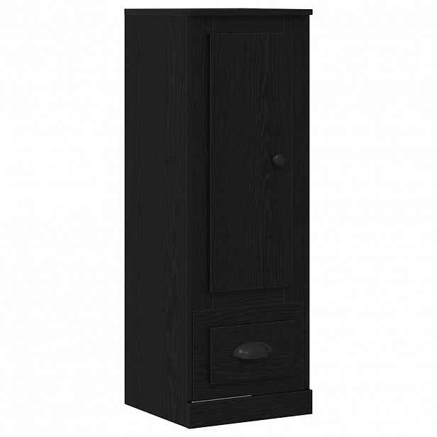 vidaXL Vysoký bufet Černý dub 36 x 35.5 x 103.5 cm Kompozitní dřevo