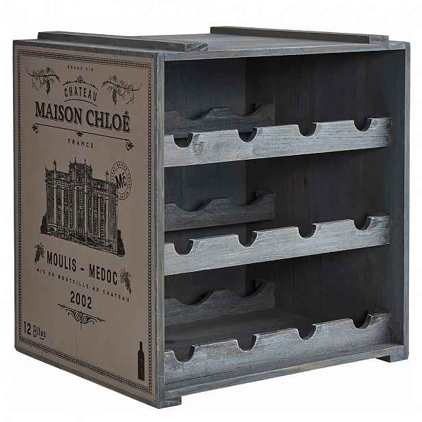 Butlers VINOTHEK Regál na víno - šedá