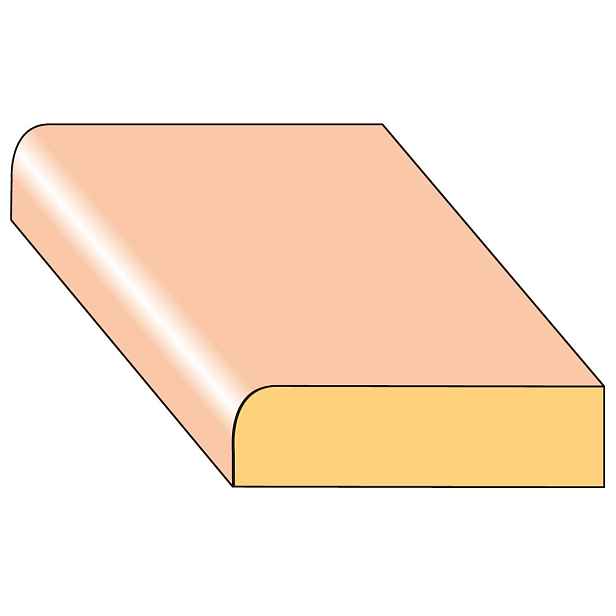 Lišta profilová PR9 smrk nastavený 37×10×2000 mm, 25 ks/bal