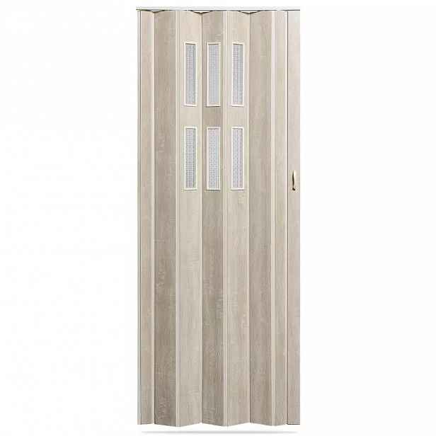 Shrnovací dveře Pioneer glass dub sonoma 840mm