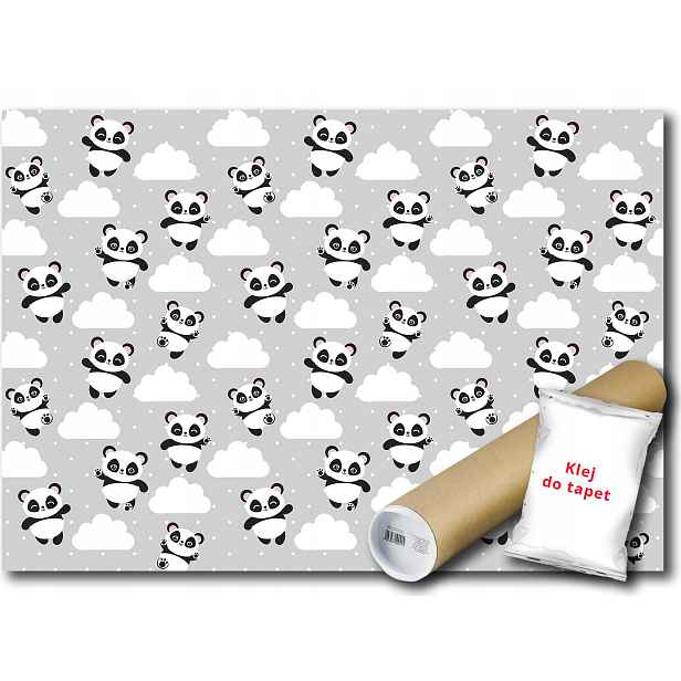 Vinylová Fototapeta Panda Medvídci 152x104