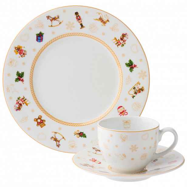 X-Mas KÁVOVÁ SOUPRAVA, 18dílné, porcelán - Kávové servisy - 005653012801