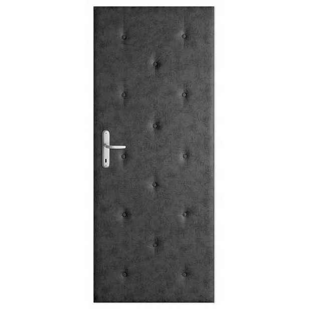 Čalounění dveří Knoflíky 21 Šedá 95 cm