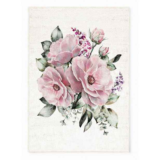 Růžovo-krémový pratelný koberec 100x140 cm New Carpets – Oyo home
