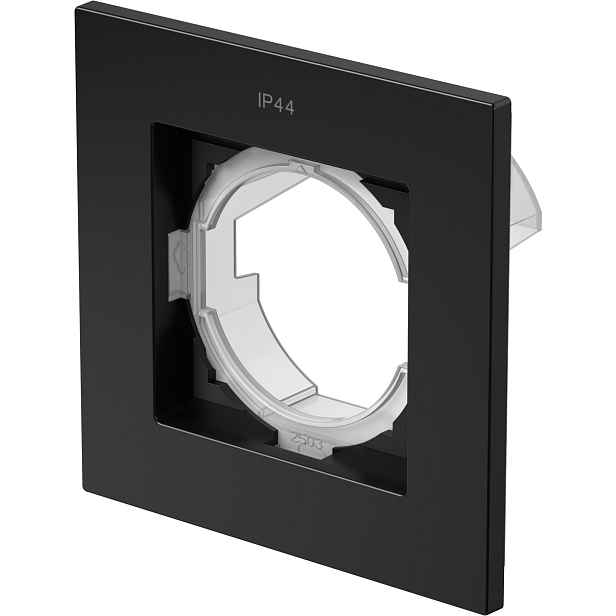 Sada příslušenství IP 44 k zásuvkám TEM Logiq černá