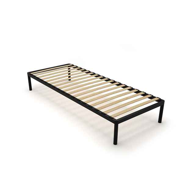 TP Living Kovový rám postele Alu 80x200 černý
