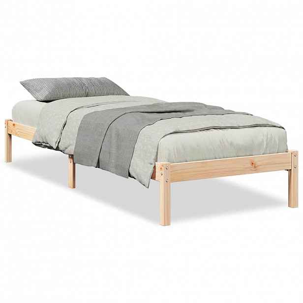 vidaXL Prodloužený rám postele bez matrace 100 x 220 cm borovice