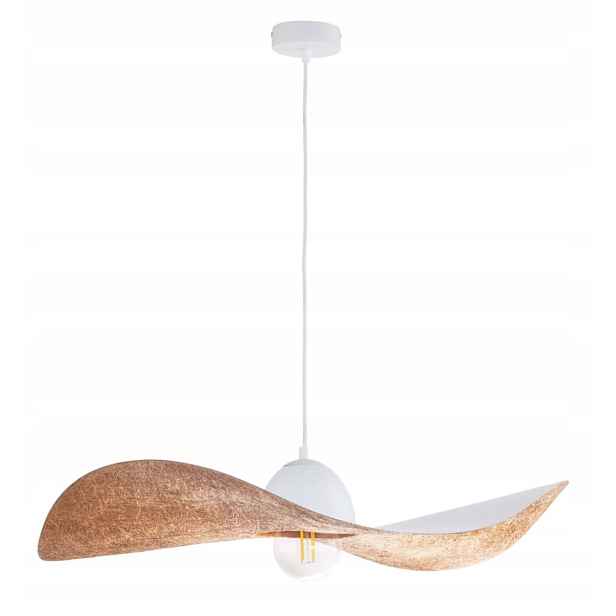 Sigma 32337 Kapello L bílá/měď ø 76 cm závěsná lampa