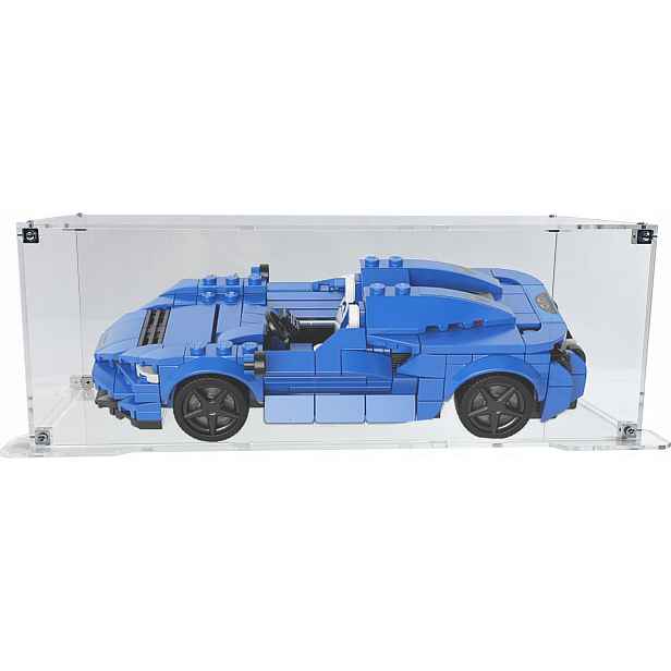 Vitrína s podstavcem Drewlandia pro stavebnici Lego 76902 McLaren Elva