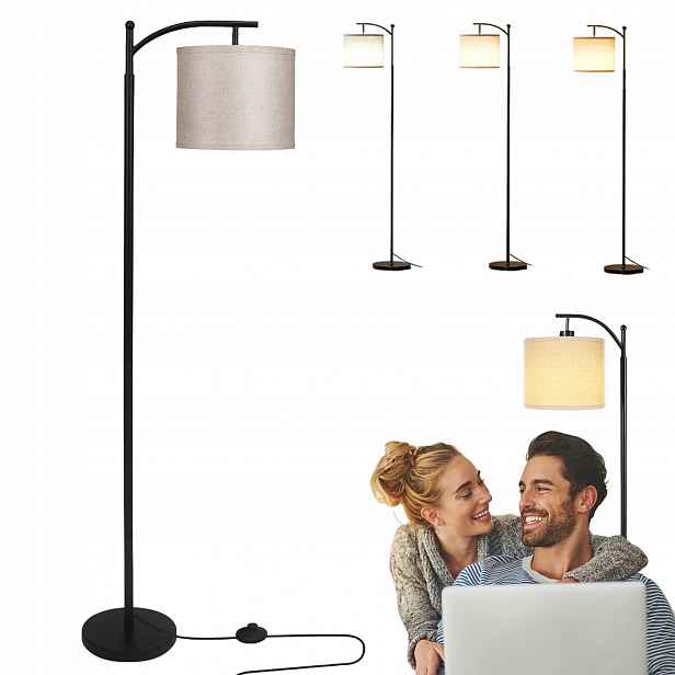Moderní Led Vertikální Stojací Lampa E27 S Nožním Spínačem