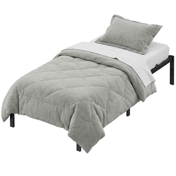 SONGMICS Kovový rám postele Vasagle Lorna 90x200 černý